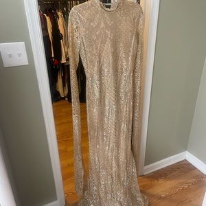 Women gold dress new